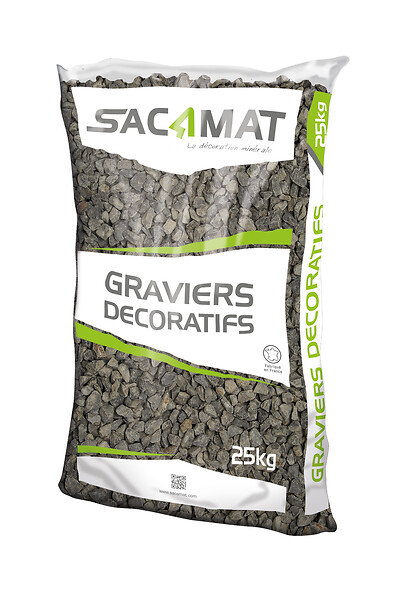 SACAMAT - Graviers Noir Intense 10/14   25kg - large