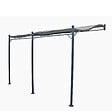 WERKAPRO - Pergola murale en acier époxy  3 x 4 m - vignette