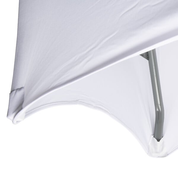 WERKAPRO - Housse nappe pour table pliante 240cm  Blanche - large