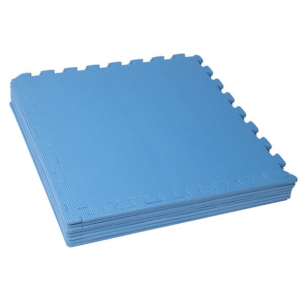 WERKAPRO - Dalle pour piscine bleu  50x50cm  1cm épaisseur 8 pièces - large