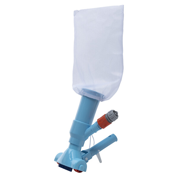 WERKAPRO - Aspirateur piscine   avec roulette,brosse et filet - large