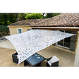 WERKAPRO - Toile d'ombrage ajourée blanche 3 x 3m - vignette