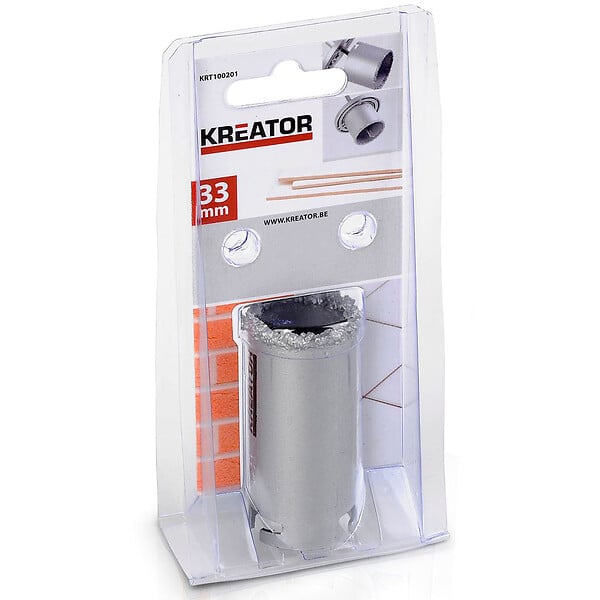 KREATOR - Scie cloche pour faïence Kreator Ø 33 mm - large