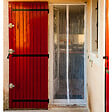 WERKAPRO - Moustiquaire rideau de porte aimantée 215 x 100 cm Blanc - vignette