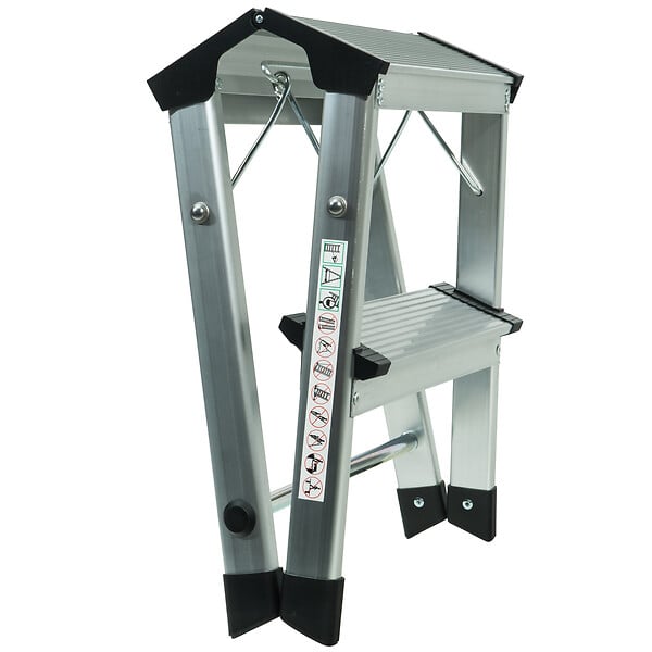 WERKAPRO - Marchepied pliable en aluminium 2 marches   H 40,4cm - large