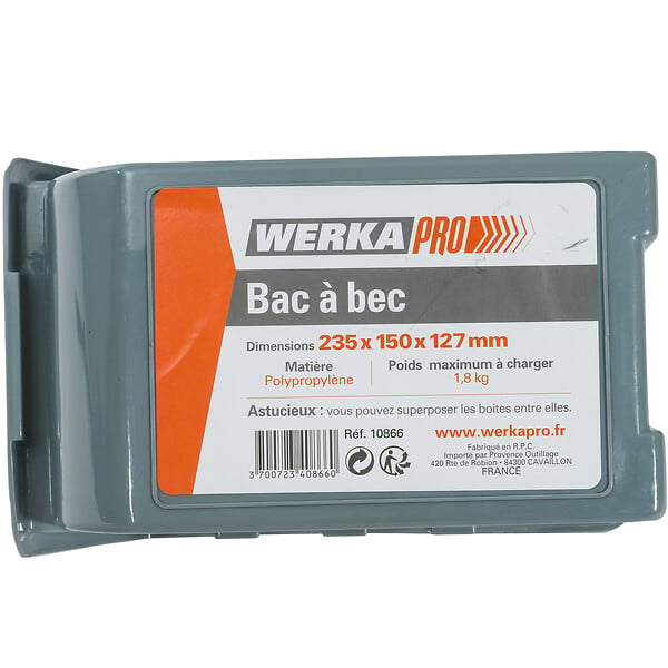 WERKAPRO - Bac À Bec De Rangement Werkapro  235x150x127mm - large