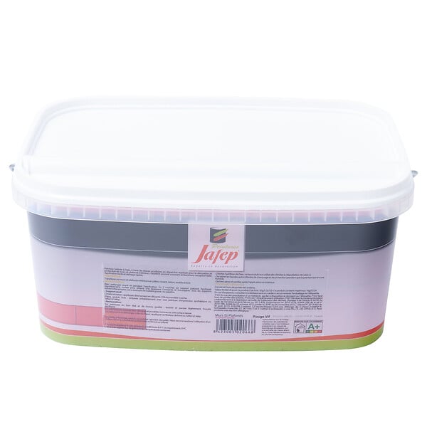JAFEP - Peinture mur et plafond satinée rouge vif  2,5L  Jafep - large