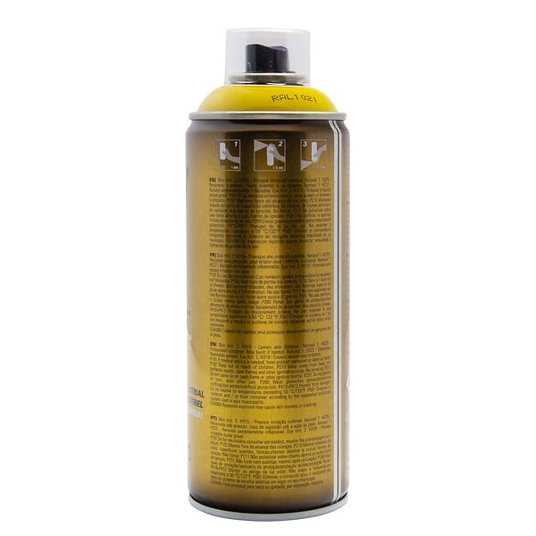 FM SPRAY - Bombe de peinture jaune 400ml Jaune Colza - RAL1021 - large