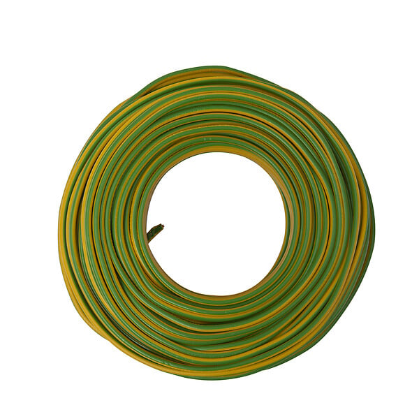 ZENITECH - Fil électrique H07V-U 1,5mm² jaune/vert - 25m - Zenitech - large