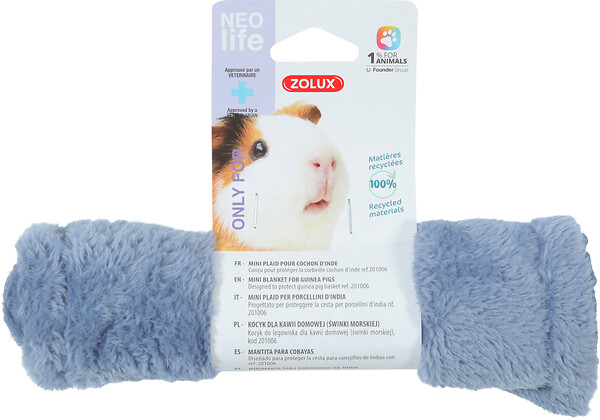 ZOLUX - Mini plaid cochon d inde neolife 20x20cm - large