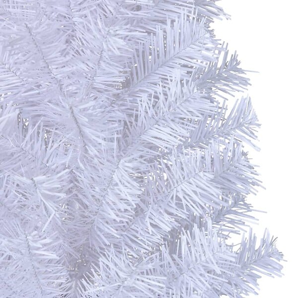 VIDAXL - vidaXL Arbre de Noël artificiel avec branches épaisses blanc 240cm PVC - large