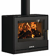 JUSTUS - Poêle à bois modulaire Dias - Acier - Noir - vignette