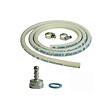 KEMPER - Réchaud gaz portable 3 feux 3450W Blanc laqué Couvercle Plaque de cuisson + Tuyau gaz KEMPER - vignette