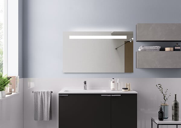 MP GLASS - Miroir led first 70x120 cm - large