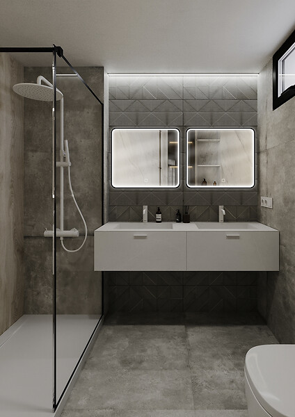 MP GLASS - Miroir led chicago 70x80 cm - large