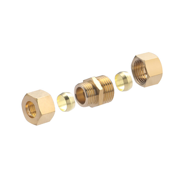 NOYON & THIEBAULT - Raccord bicone (a Visser) pour Tube Cuivre Jonction Réduite Ø14 - Ø12 NOYON & THIEBAULT - large