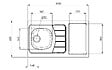 MODERNA - Evier kitchenette ISEO 1 cuve inox L1000mm - MODERNA - CPBD100A30 - vignette