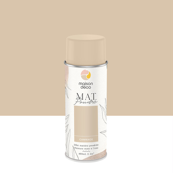 MAISON DECO - Aérosol MAT POUDRE CANNAGE 400ML - MAISON DECO - large