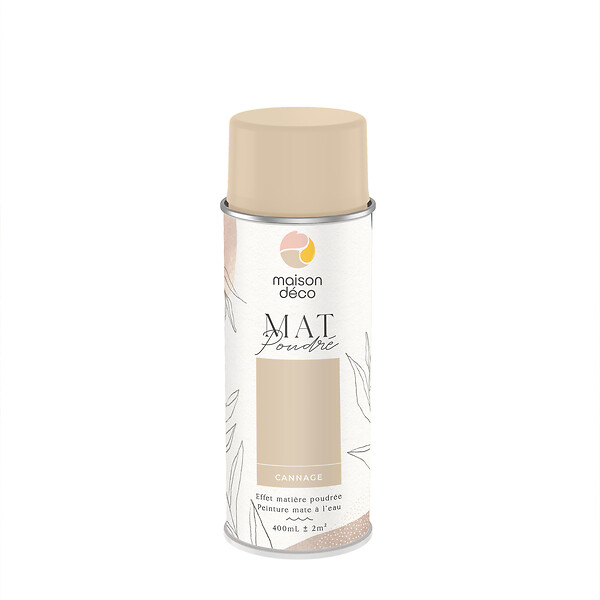 MAISON DECO - Aérosol MAT POUDRE CANNAGE 400ML - MAISON DECO - large
