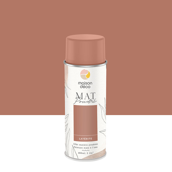 MAISON DECO - Aérosol MAT POUDRE LATERITE 400ML - large