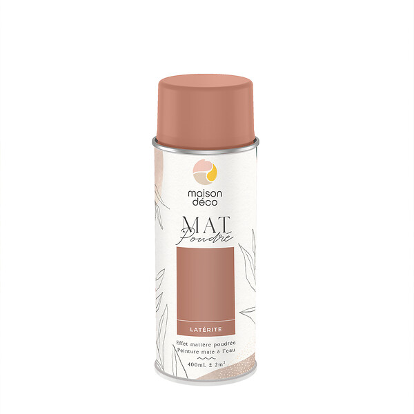 MAISON DECO - Aérosol MAT POUDRE LATERITE 400ML - large