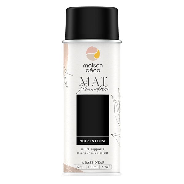 MAISON DECO - Mat poudre noir intense 400ml - large