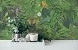 LUTECE - animaux tropicaux vert gazon - vignette