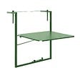 CENTRALE BRICO - Table de balcon réglable Soléa - 55x45 cm - vert pâle - vignette