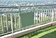CENTRALE BRICO - Table de balcon réglable Soléa - 55x45 cm - vert pâle - vignette