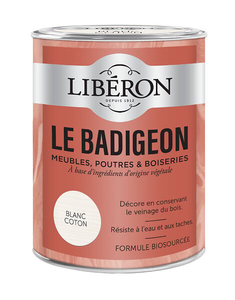 LIBERON - Le Badigeon blanc coton 0,25 L - large