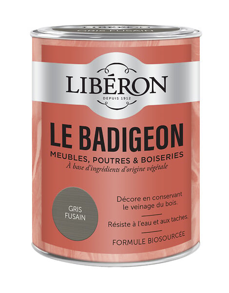 LIBERON - Le Badigeon gris fusain 0,25 L - large
