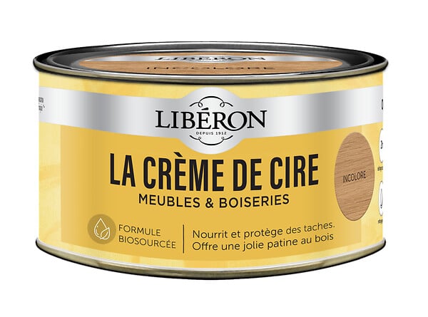 LIBERON - La Crème de cire pâte incolore 0,25 L - large