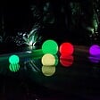 LUMISKY - 2 Boules lumineuses sans fil flottantes BOBBY D30cm - vignette