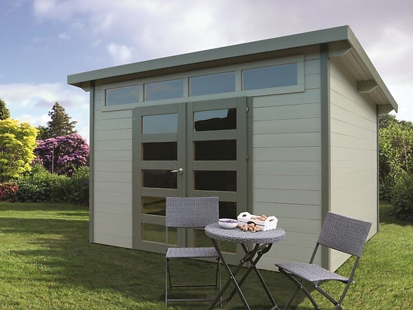 SOLID - Abri de jardin moderne Verona - Bois - 10,11m2 - large