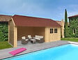 SOLID - Abri de jardin York - Bois - 8,88m2 - vignette
