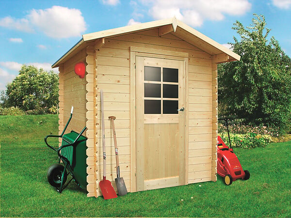 SOLID - Abri de jardin Essen - Porte semi-vitrée - Kit ventilation - 3.92m2 - large