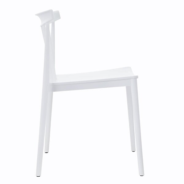 OVIALA - Chaise de terrasse en polypropylène blanche - Lisboa - large