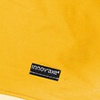 OVIALA - Housse vide de coussin de sol XXL jaune - Solys - vignette