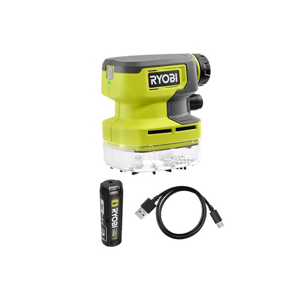RYOBI - Pack RYOBI 4V Aspirateur compact RDV4-0 - 1 Batterie 3,0Ah - Câble USB - large