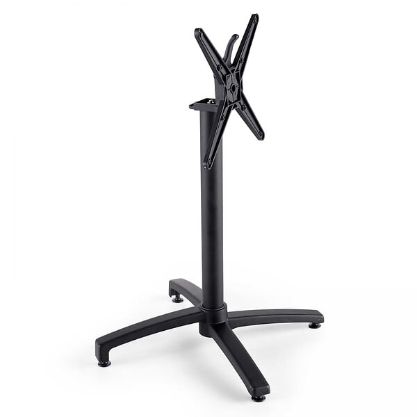OVIALA - Pied de table avec système inclinable en aluminium noir Klipo - Klipo - large