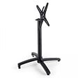 OVIALA - Pied de table avec système inclinable en aluminium noir Klipo - Klipo - vignette