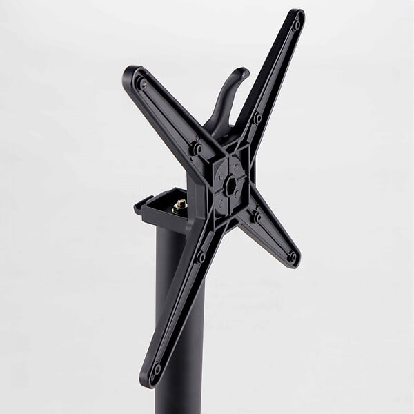 OVIALA - Pied de table avec système inclinable en aluminium noir Klipo - Klipo - large