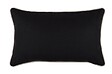 LOVELY - Duo coussin 30x50 noir/lin - vignette