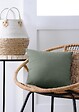 LOVELY - Duo coussin uni 40x40 vert - vignette