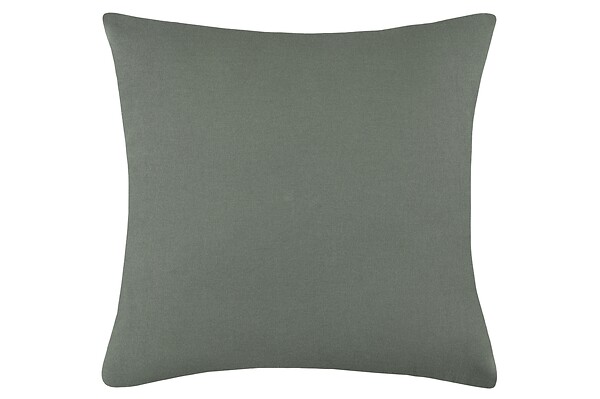 LOVELY - Duo coussin 50x50 vert/lin - large