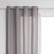 ATMOSPHERA - Rideau à œillets en Coton Gris Clair 135 x 240 cm - vignette