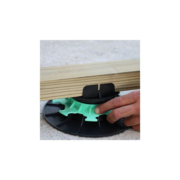 JOUPLAST - Plot terrasse pour lambourde fixe 10 mm Jouplast A l'unite - large