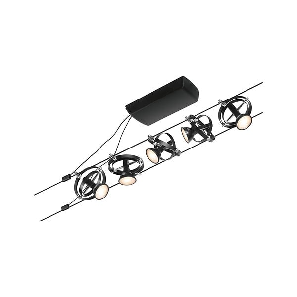 PAULMANN - Kit cable cardan 5x10w gu5.3 - large