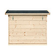 TIMBELA - Niche pour Chien Exterieur en Bois - Maison Chien de Petit Race, Toit étanche, 87 x 102 x H85 cm, Taille S - Cabane Chien TIMBELA M405-1 - vignette