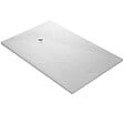 U-TILE - Receveur de douche blanc 140 x 90 cm ultra léger en résine aspect ardoise - grille carrée - vignette